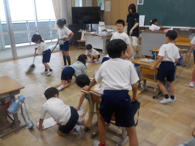 みんなで　協力