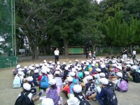 出発式2組さんが司会進行