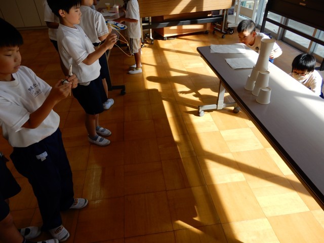 ゴムの力をつかったおもちゃ②