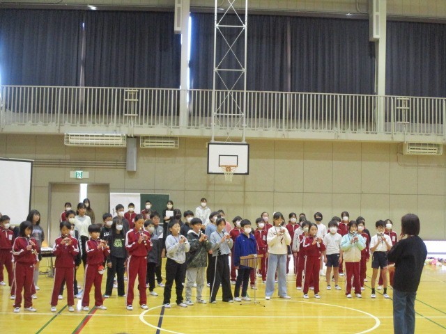 45年生による歌の披露