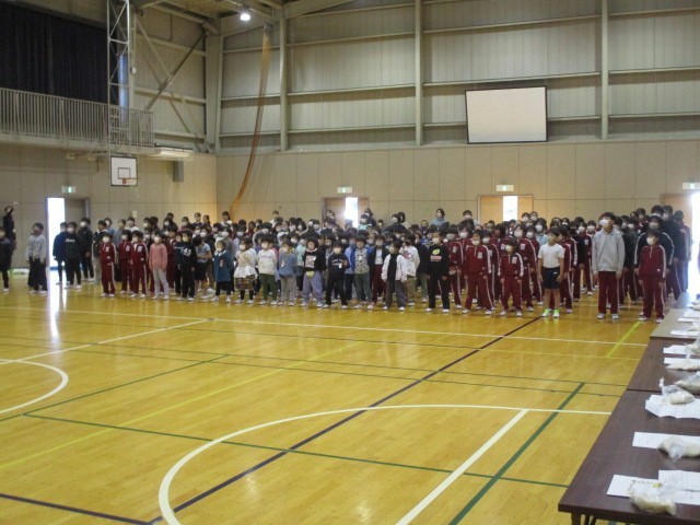 ありがとうの花の披露