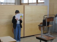 一人ずつ発表します