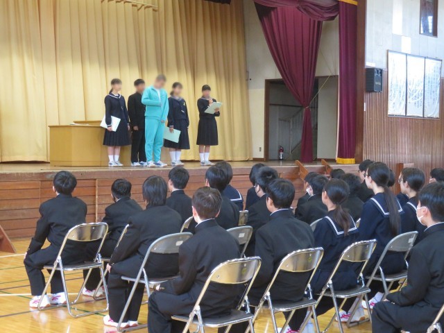 学校生活についても生徒会本部から説明