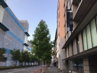 ホテル前