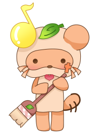 毛里田中イメージキャラクター「もりたぬき」